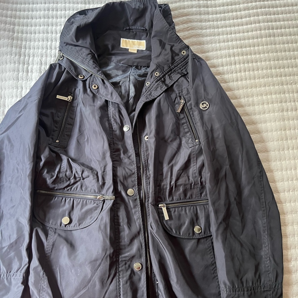 Michael Kors Black Jacket with Gold Label